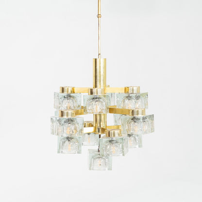 Large Ice Cube Chandelier