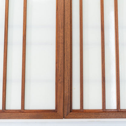 Walnut and Fiberglass Panels