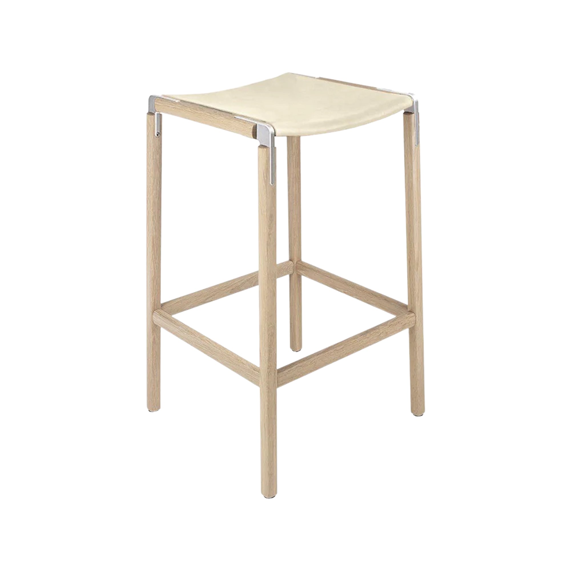Bar Stool — Bartlett — Leather Seat