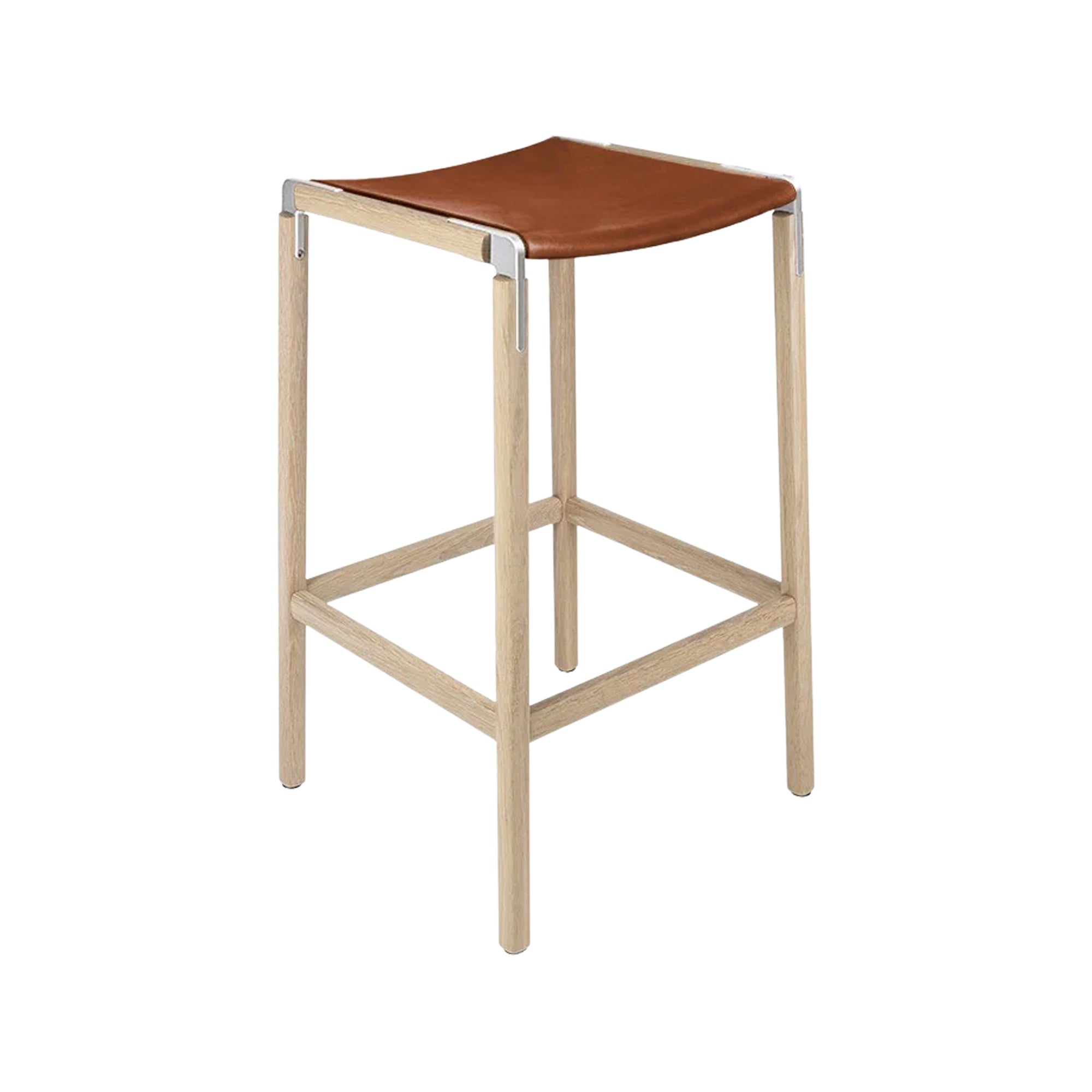 Bar Stool — Bartlett — Leather Seat