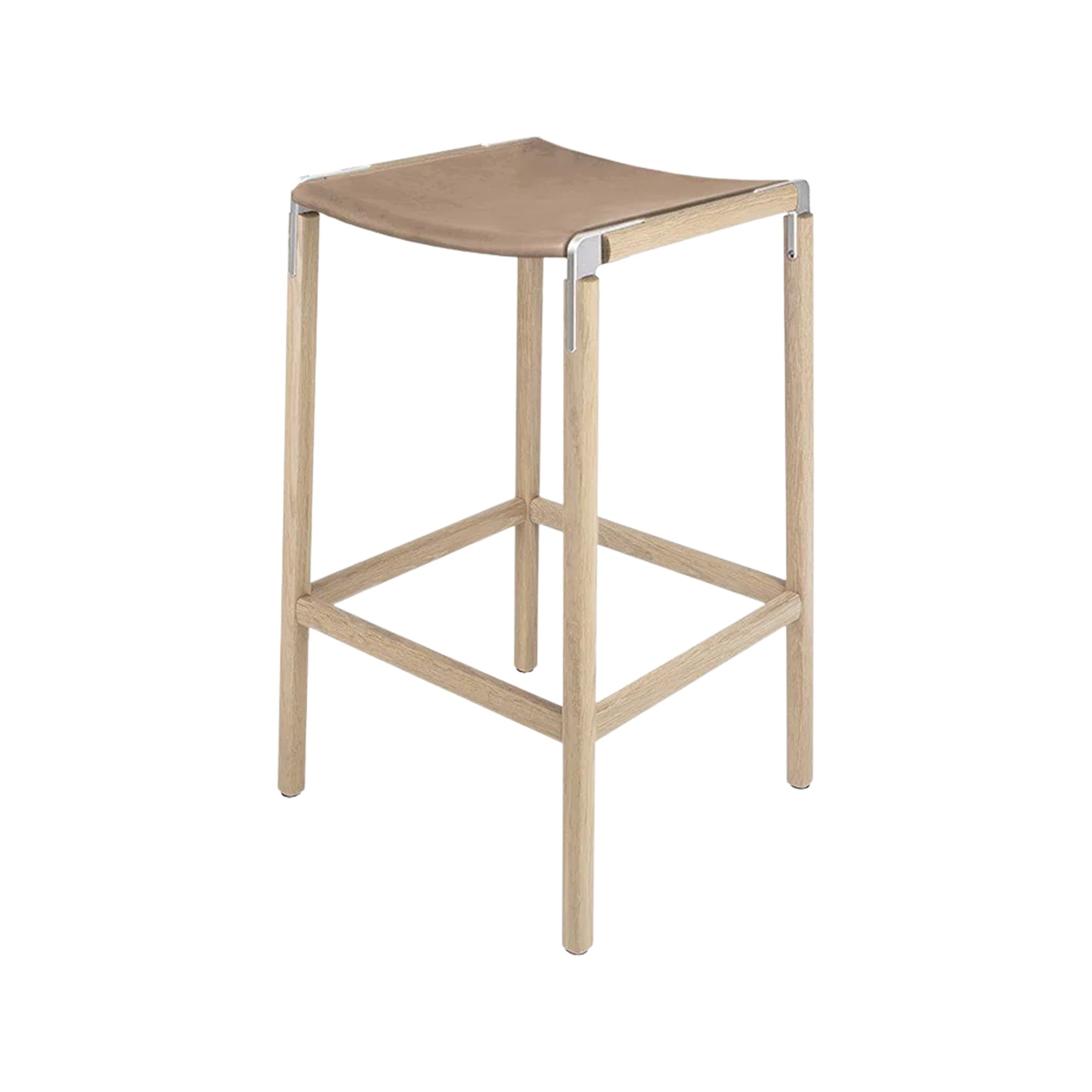 Bar Stool — Bartlett — Leather Seat