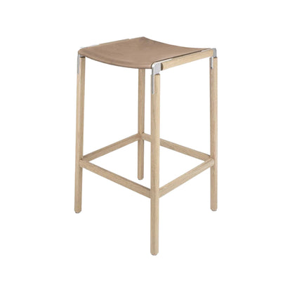 Bar Stool — Bartlett — Leather Seat