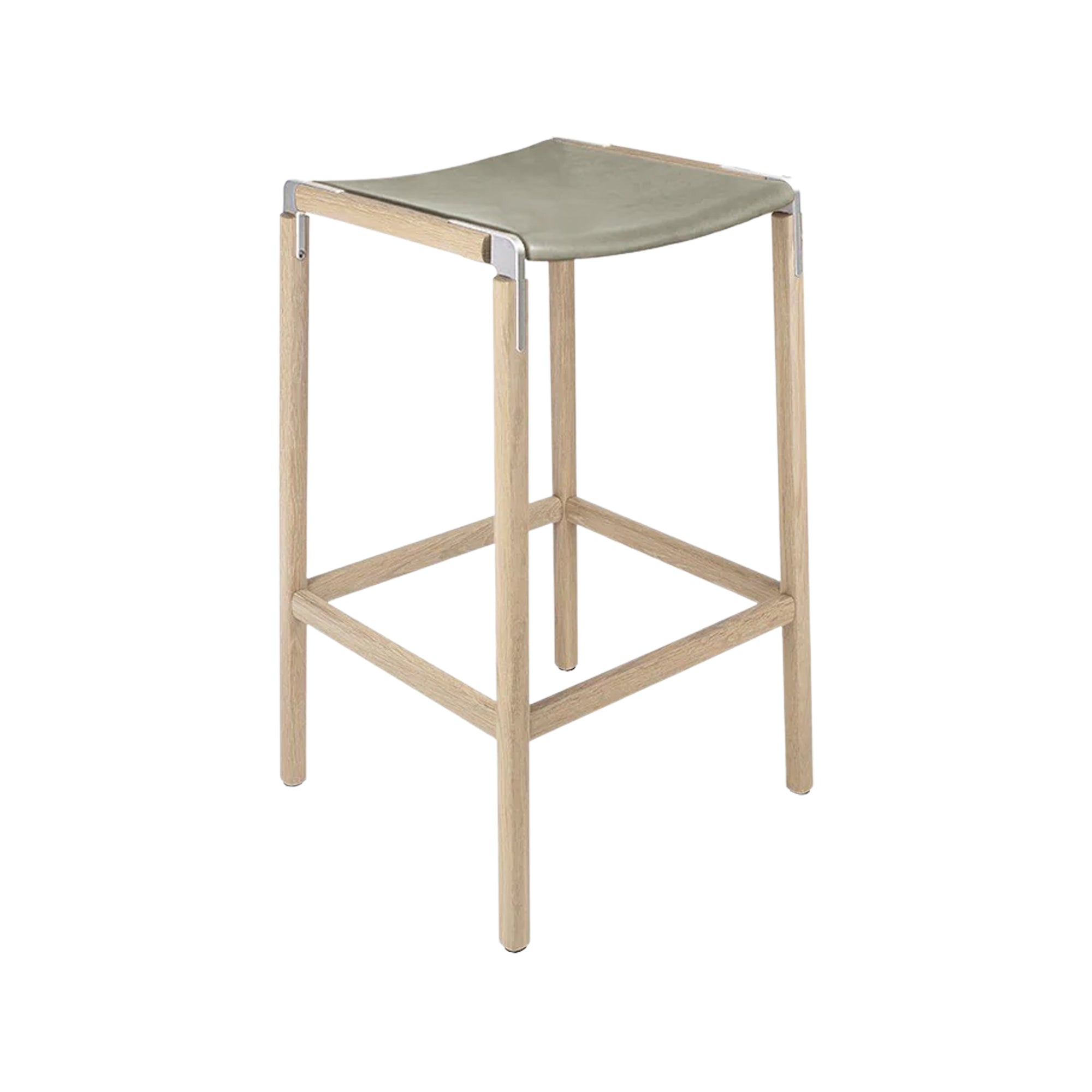 Bar Stool — Bartlett — Leather Seat