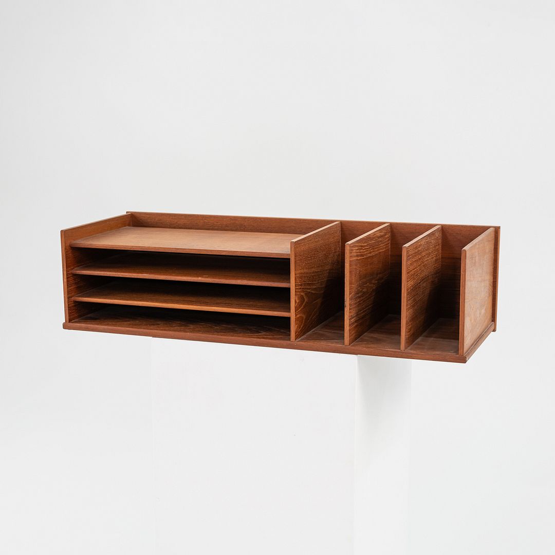 Selectform Teak Desk Organizer
