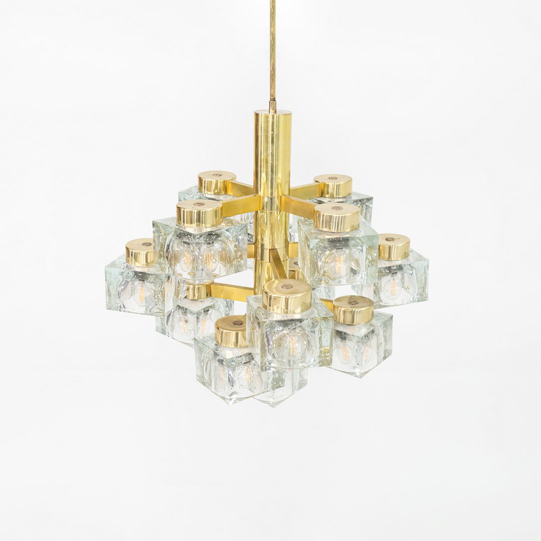 Large Ice Cube Chandelier