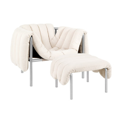 Puffy Lounge Chair and Ottoman