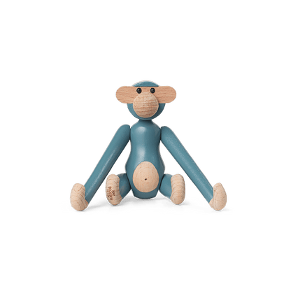 Vintage Monkey — Blue Mini
