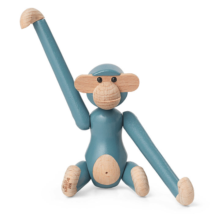 Vintage Monkey — Blue Mini