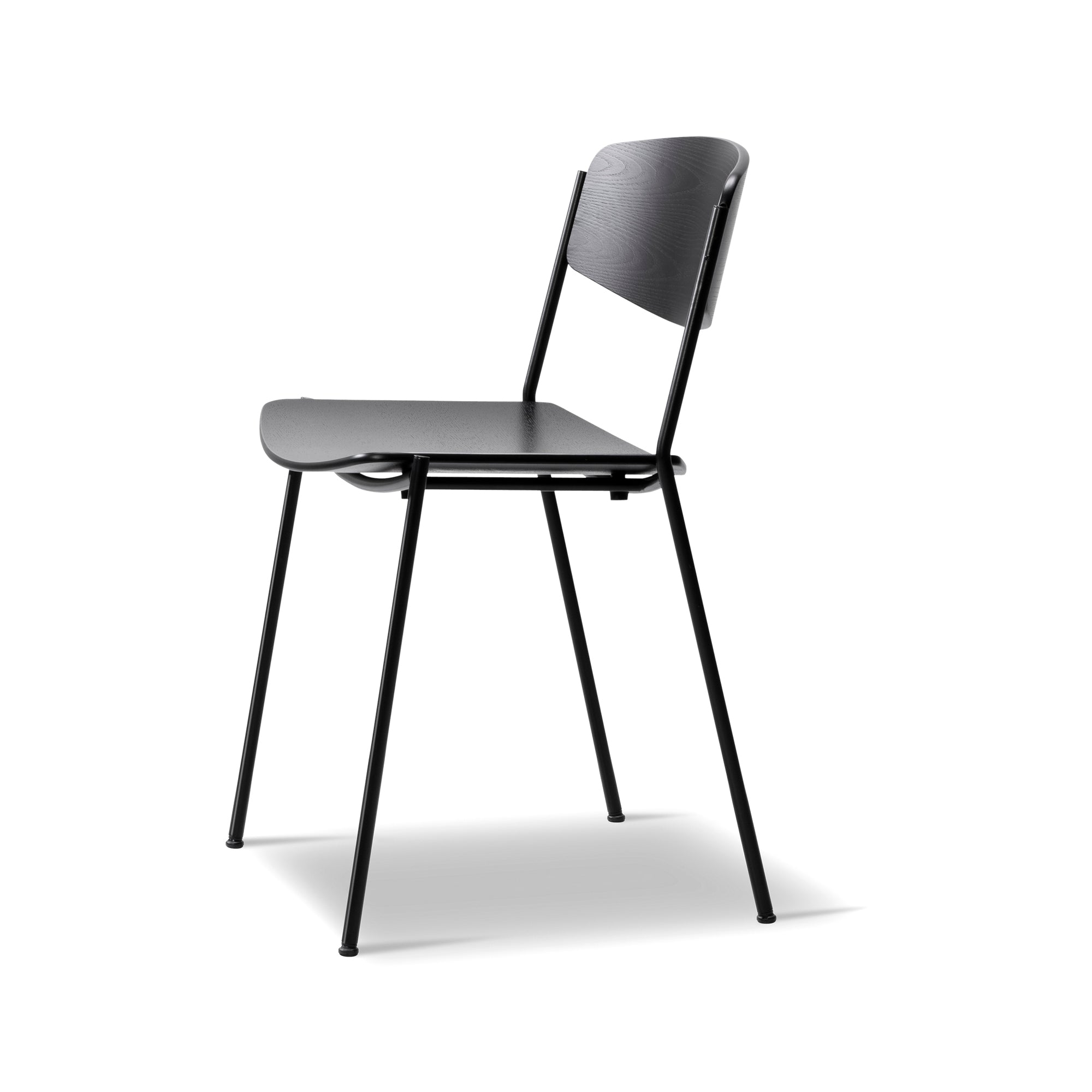 Lynderup Stacking Chair — Wood Seat