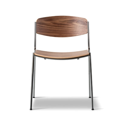 Lynderup Stacking Chair — Wood Seat