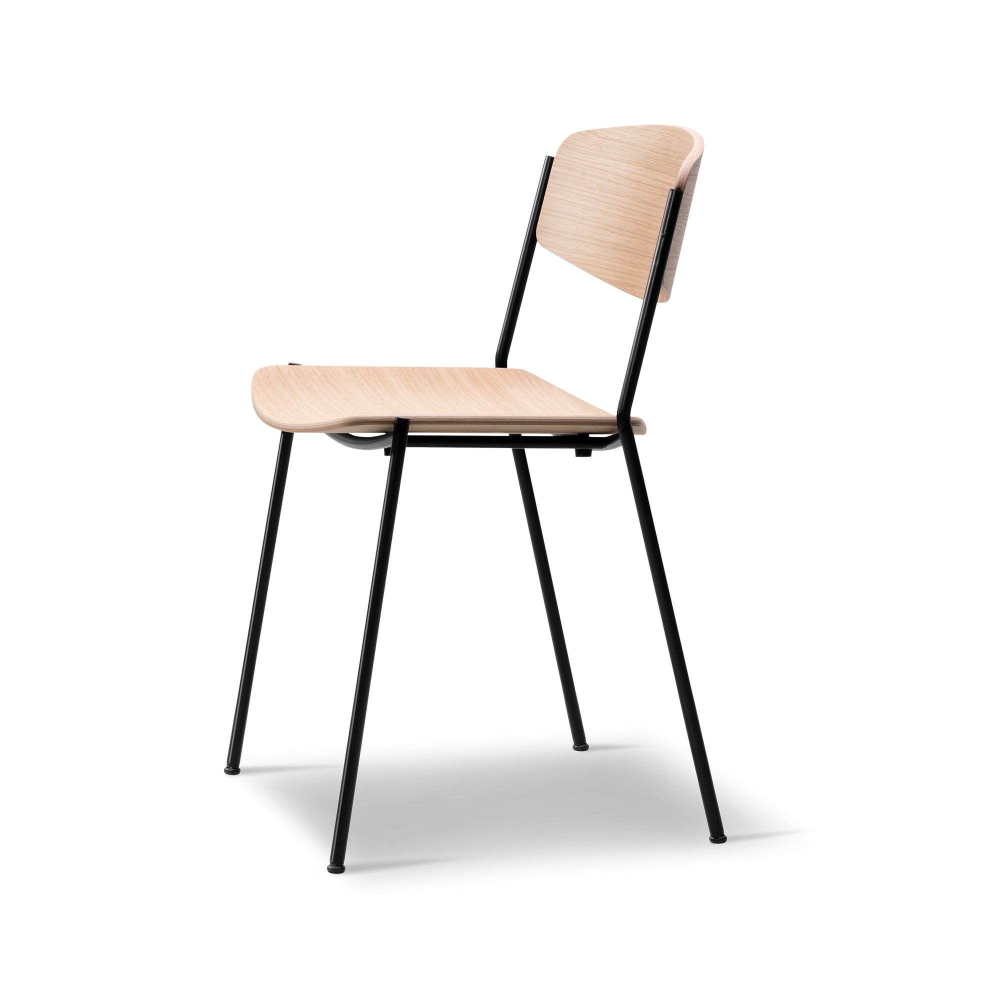 Lynderup Stacking Chair — Wood Seat