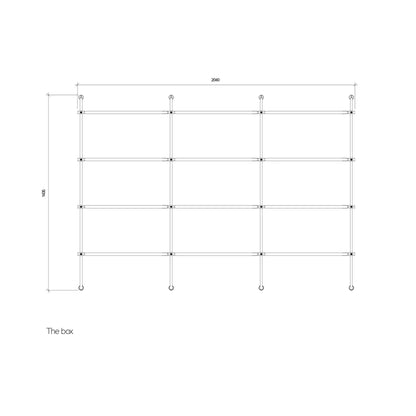 Macaron Shelf System — The Box