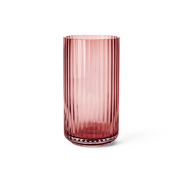 Lyngby Porcelaen Vase — Burgundy