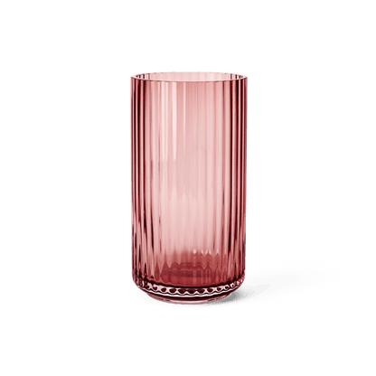 Lyngby Porcelaen Vase — Burgundy