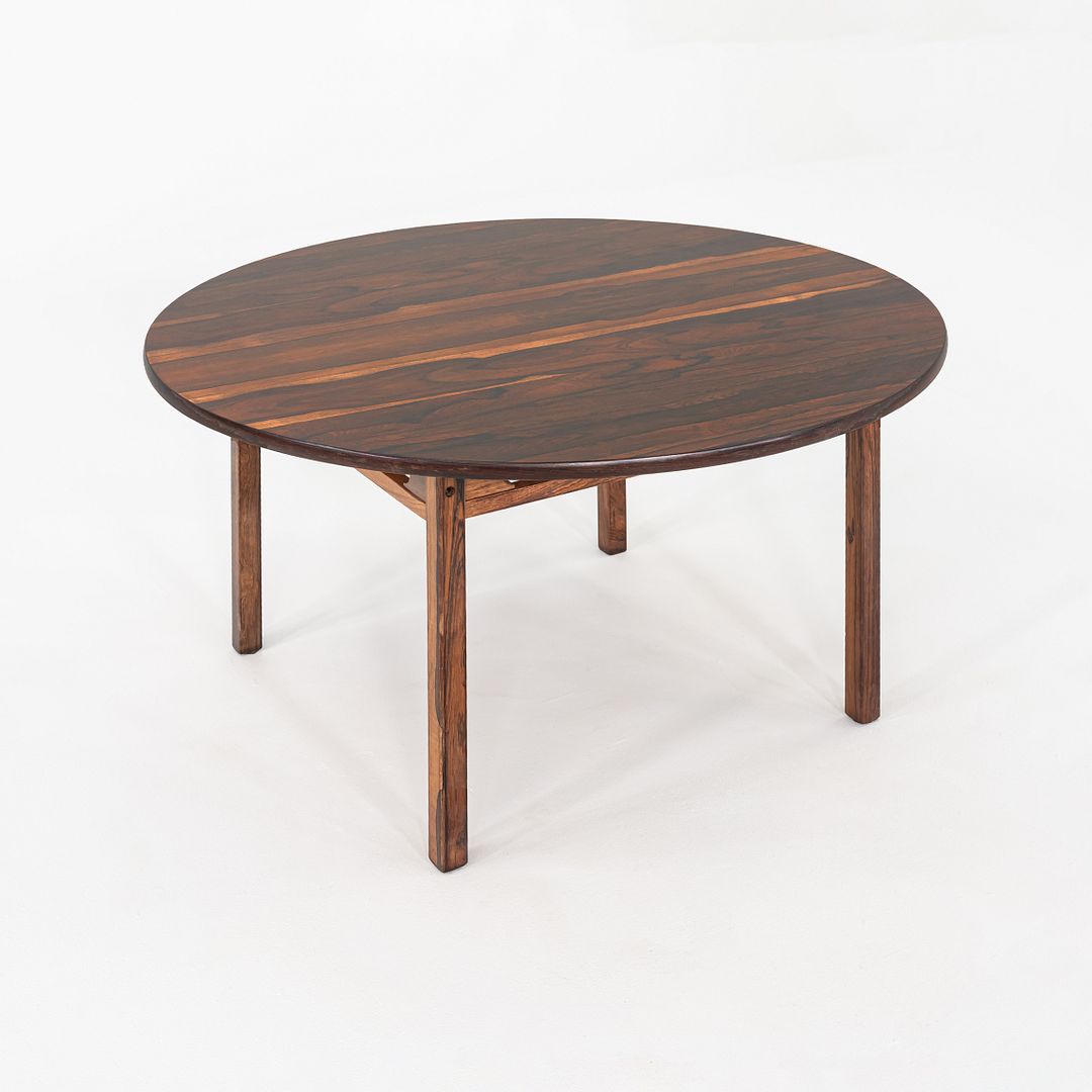 Round Rosewood Coffee Table