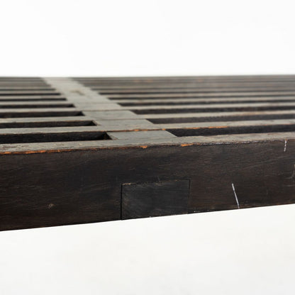 4692 Slatted Platform Bench