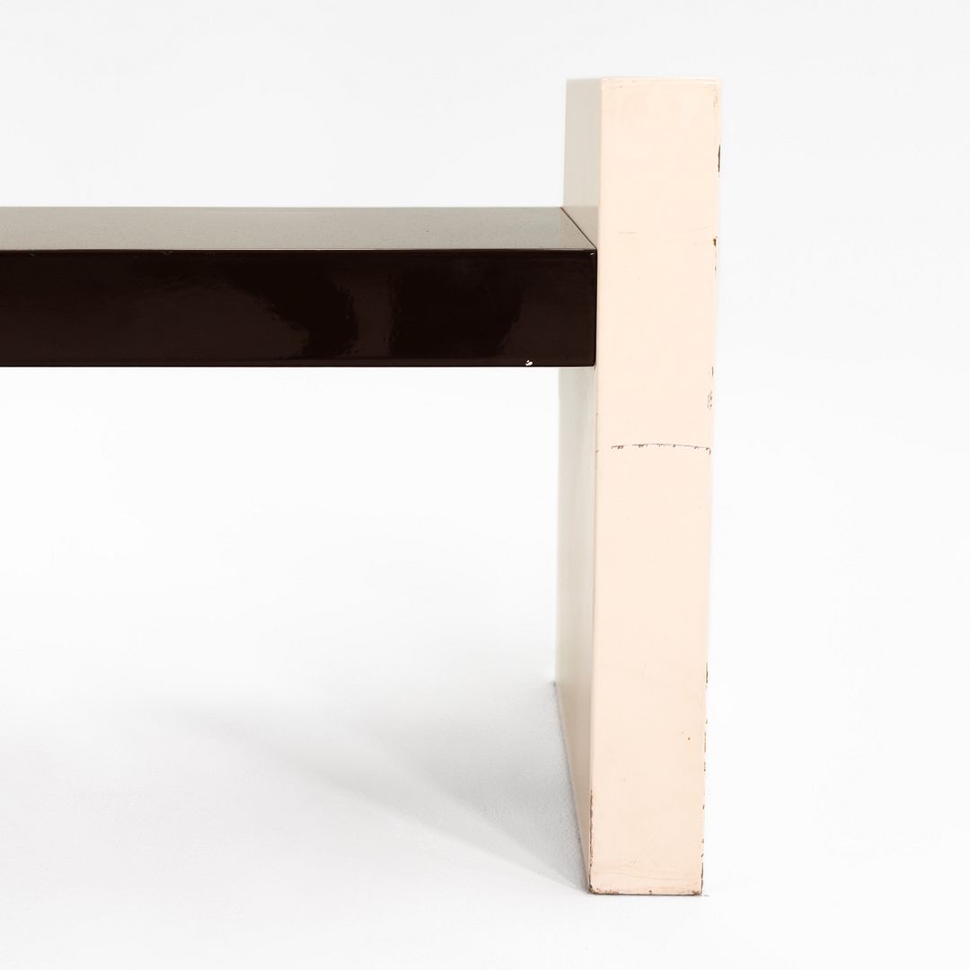 Postmodern Lacquered Bench