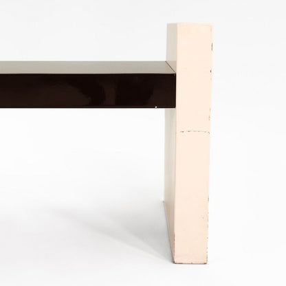 Postmodern Lacquered Bench