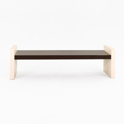 Postmodern Lacquered Bench