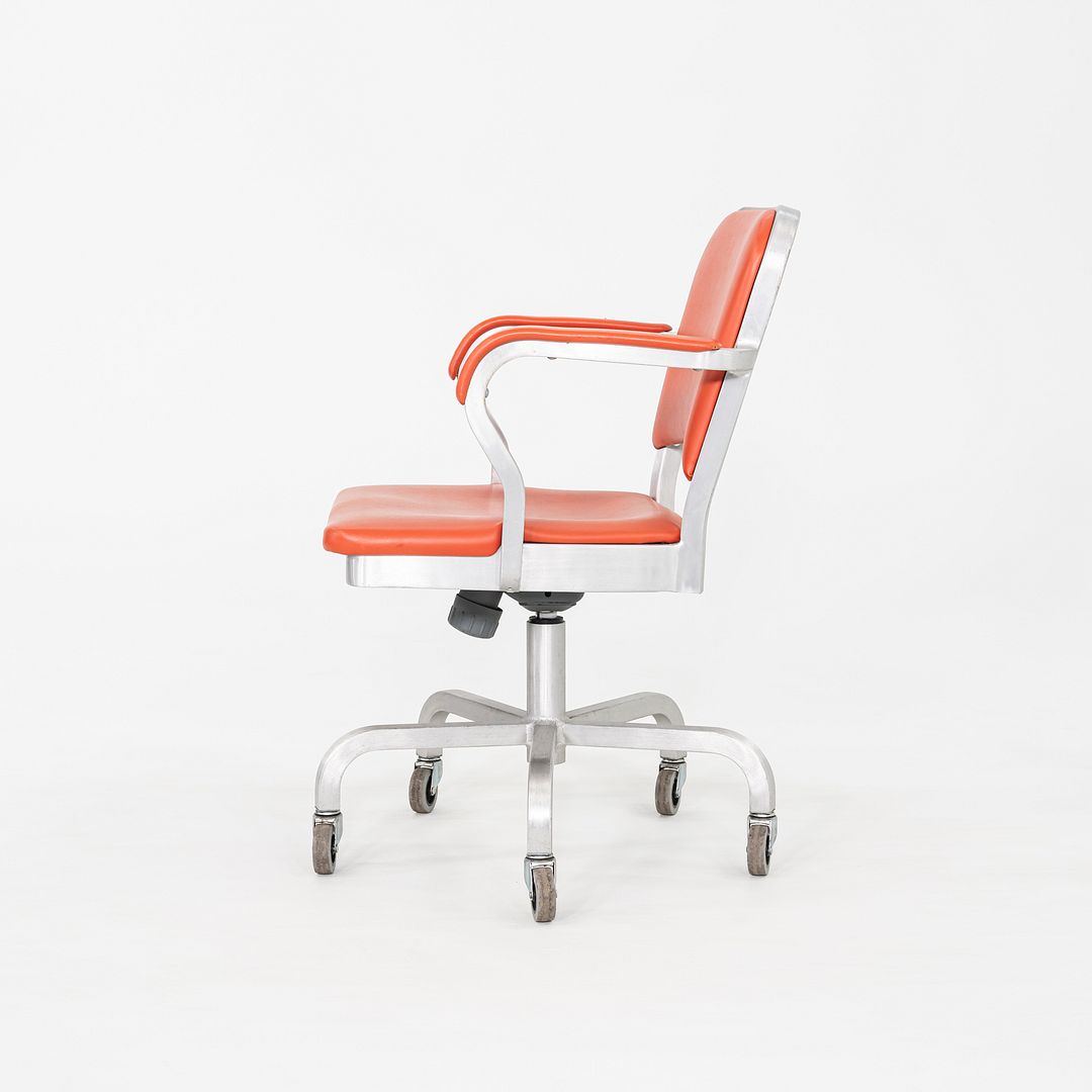 Navy Officer Swivel Armchair