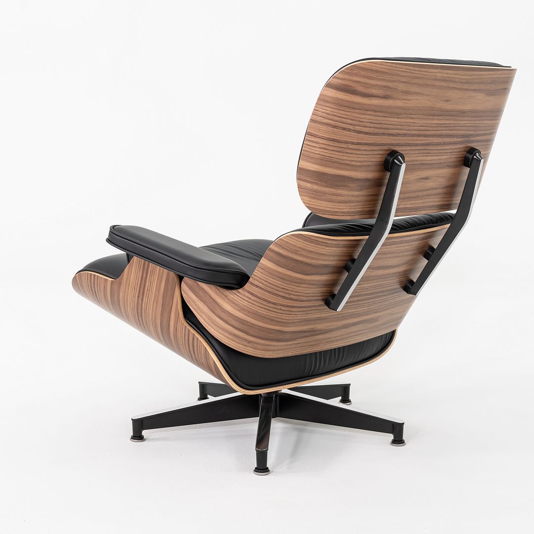 Tall Eames Lounge Chair and Ottoman, Model 670 and 671
