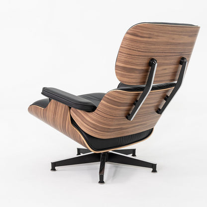 Tall Eames Lounge Chair and Ottoman, Model 670 and 671