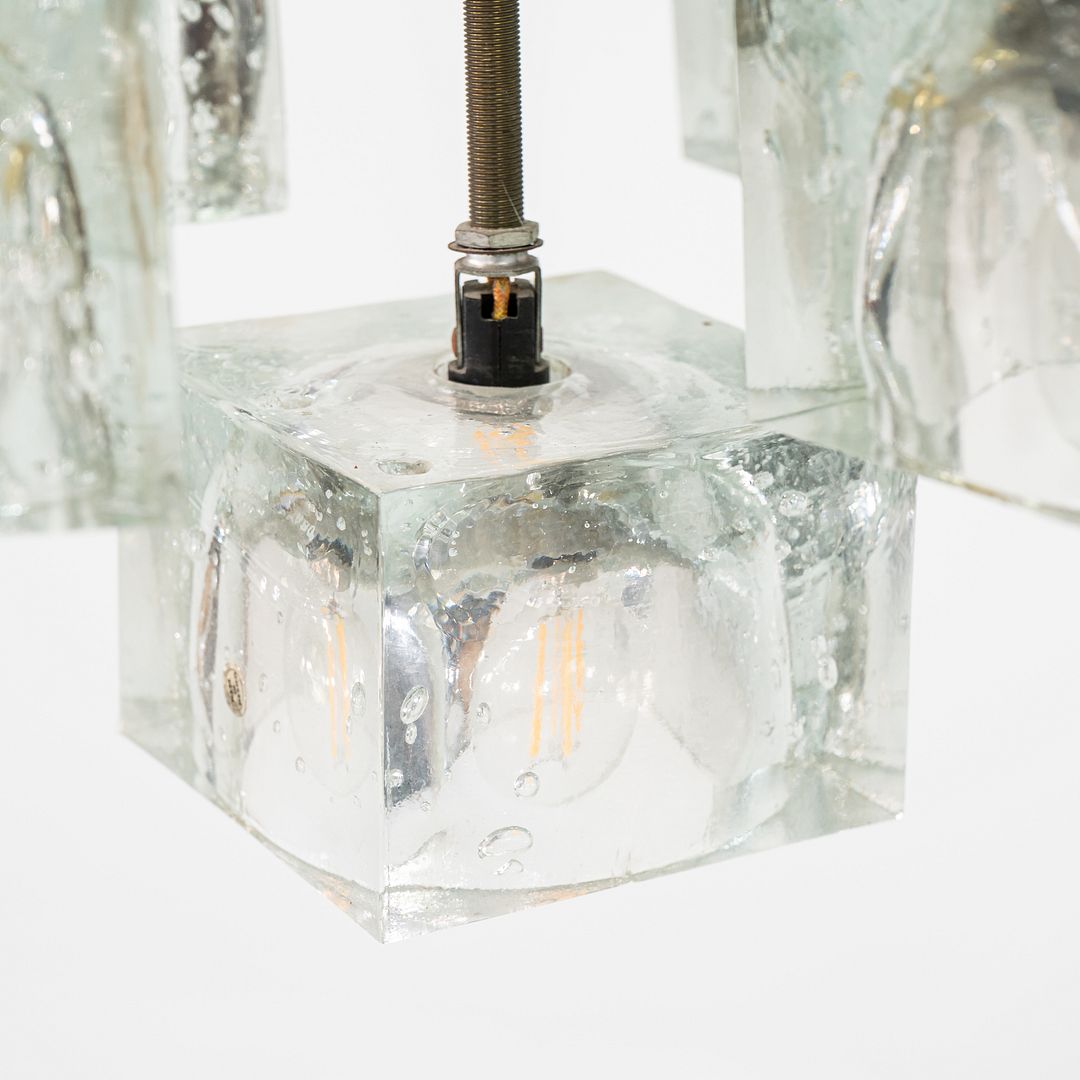 Large Ice Cube Chandelier