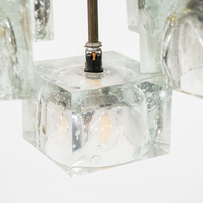 Large Ice Cube Chandelier