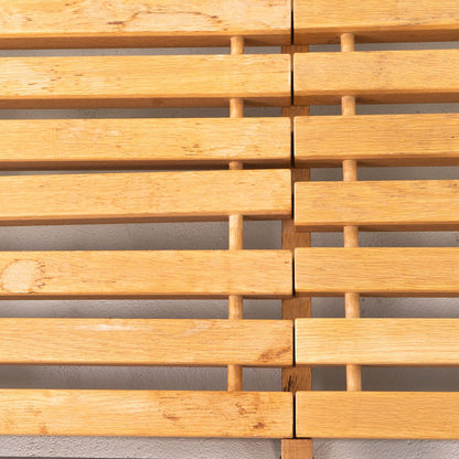 Wooden Slat Coffee Table