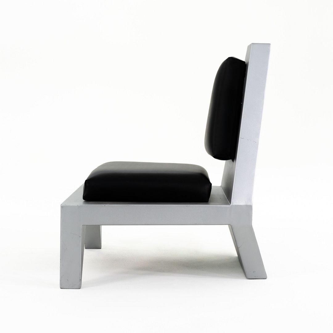 Futuristic Sculptural Aluminum Club Chair