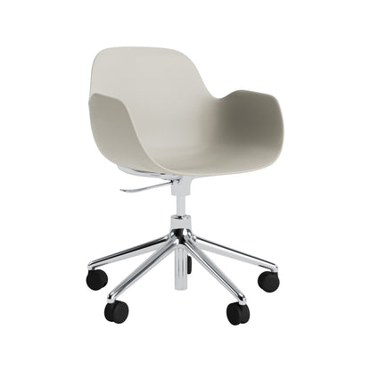 Form Swivel Armchair — 5 Wheels