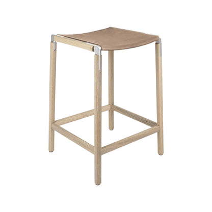 Counter Stool — DeHaro — Leather Seat