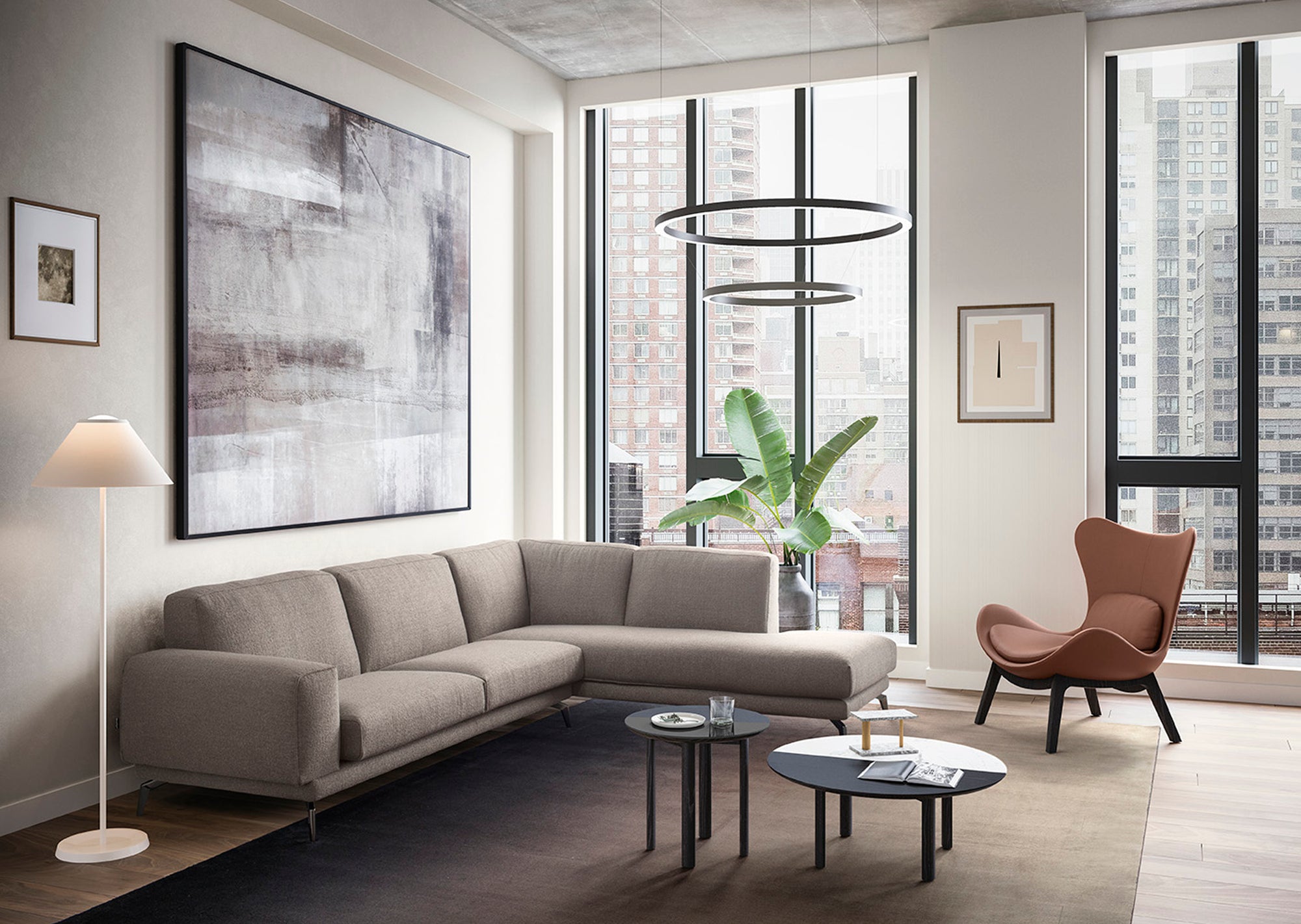 Compendium Circle Suspension Lamp