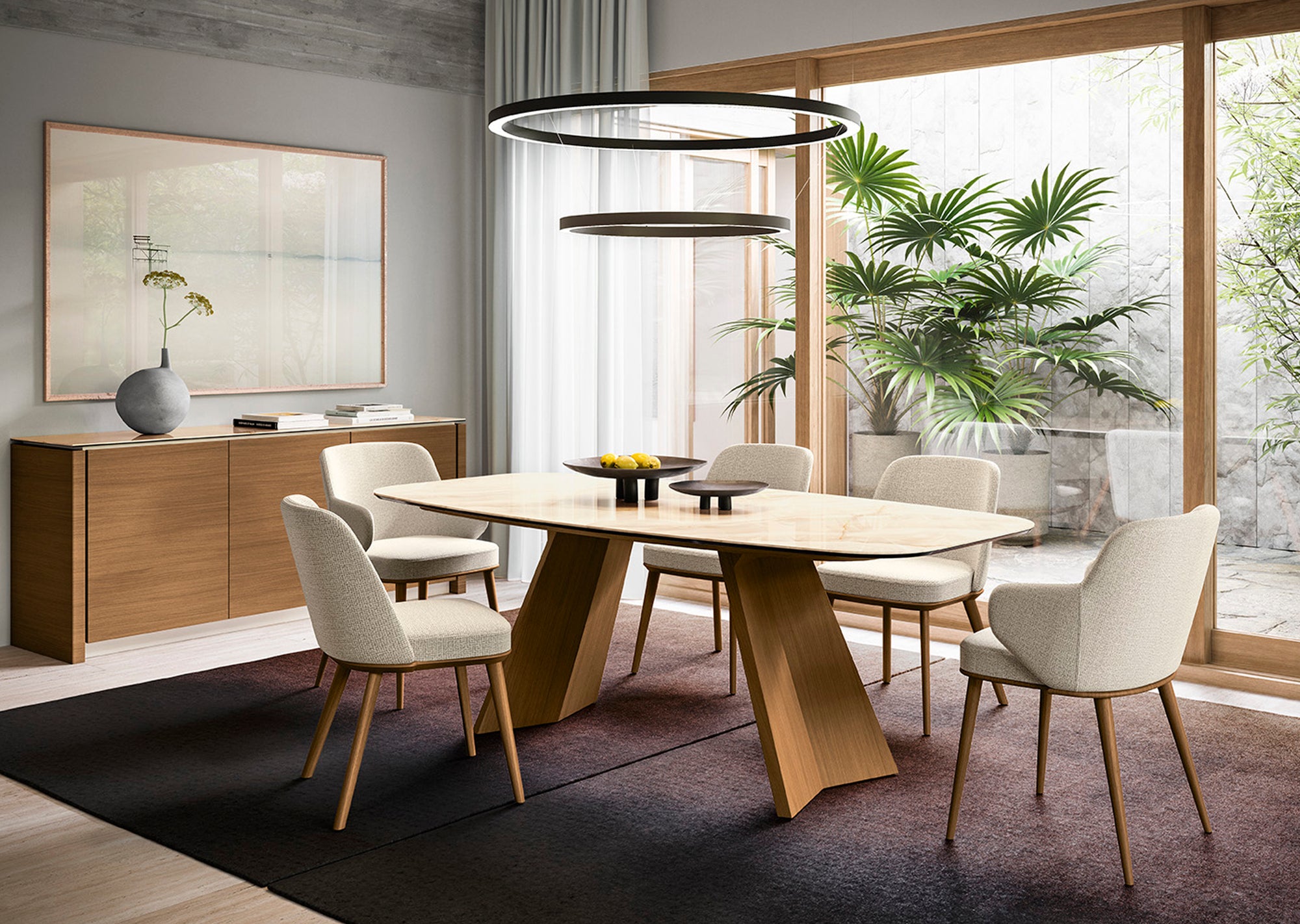 Compendium Circle Suspension Lamp