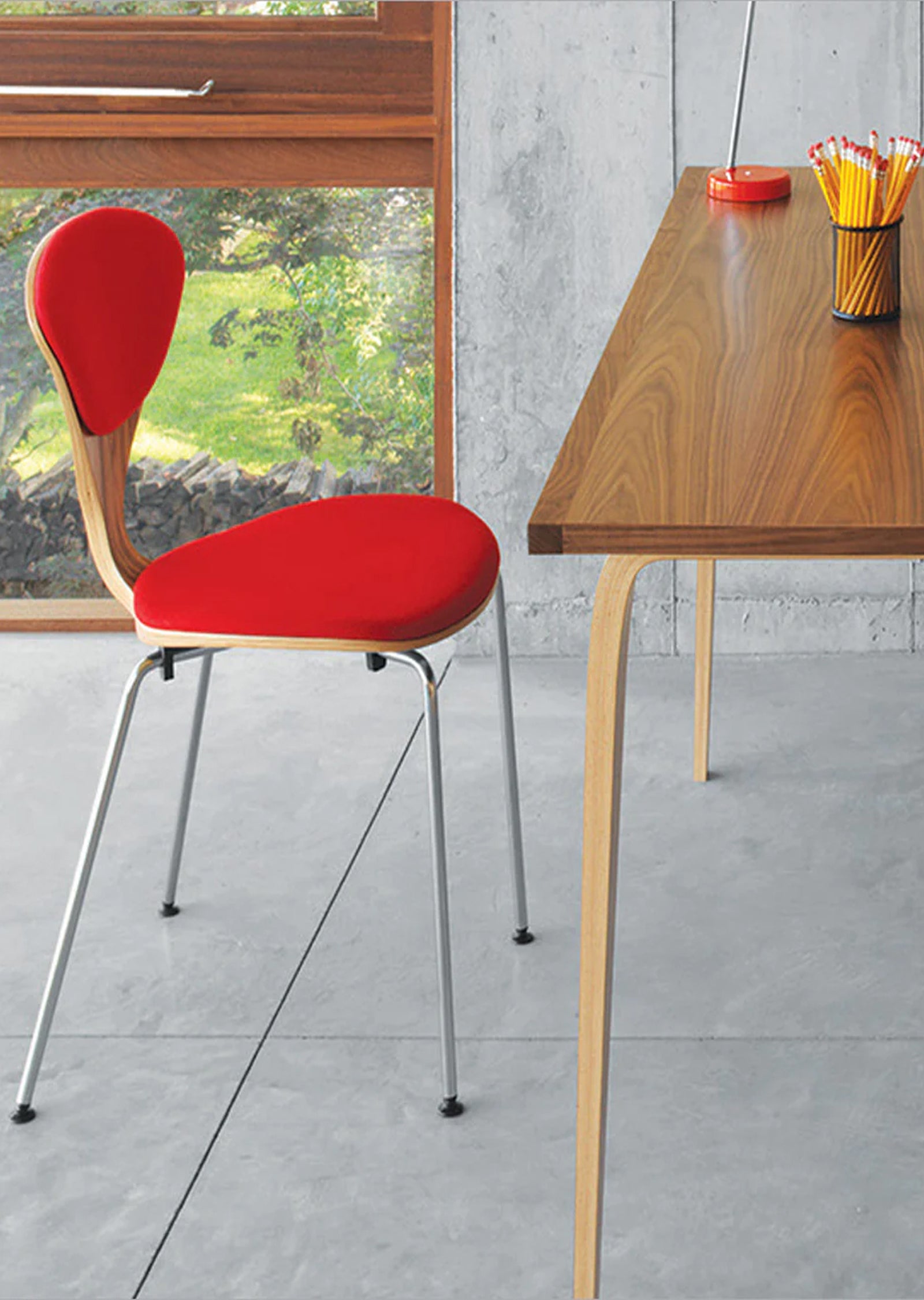 Cherner Metal Side Chair with Seat and Back Pads