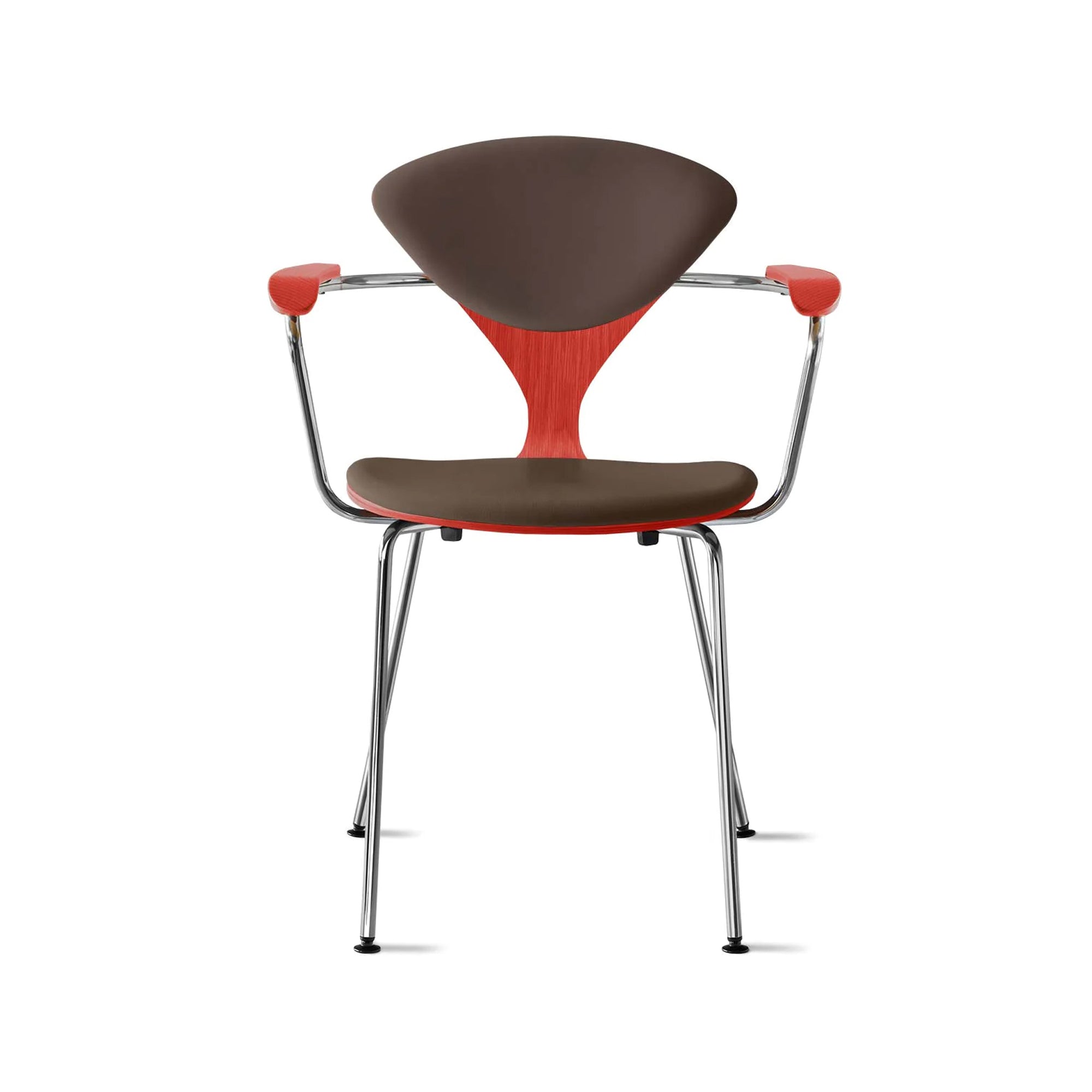 Cherner Metal Armchair with Seat and Back Pads