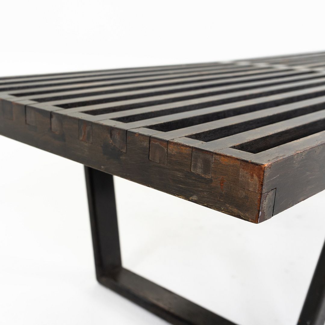 4692 Slatted Platform Bench