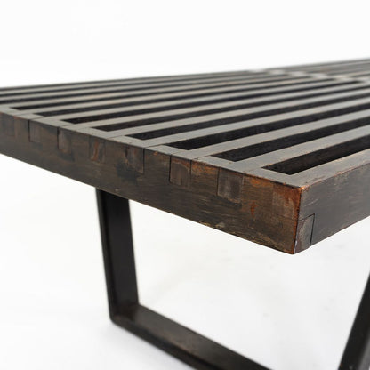4692 Slatted Platform Bench