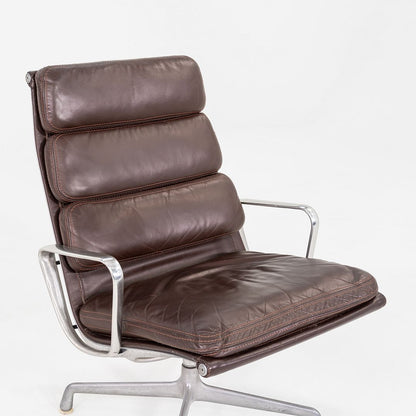 Soft Pad Lounge Chair and Ottoman, Models EA416 and EA423