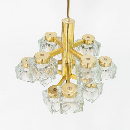 Large Ice Cube Chandelier