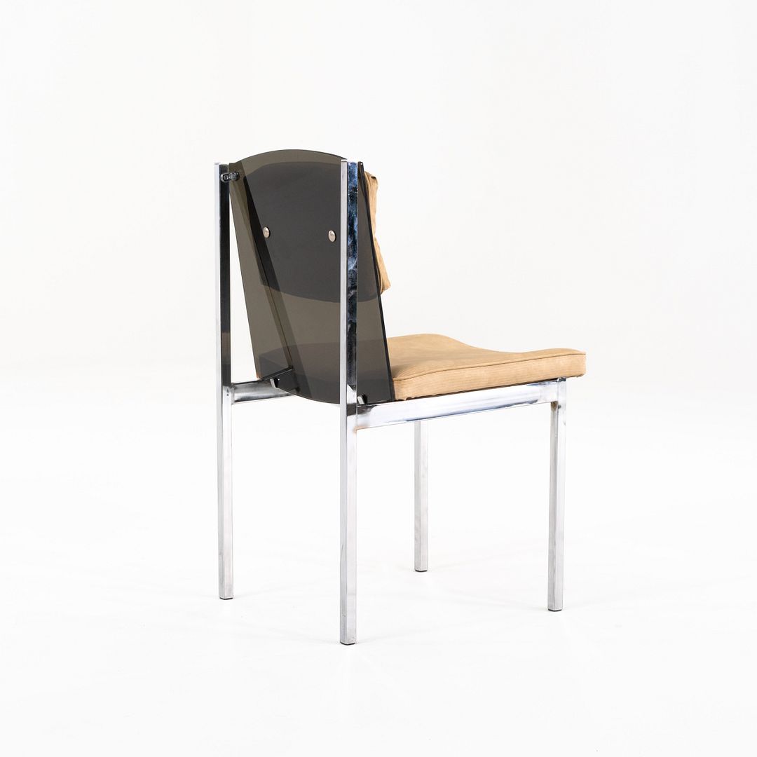 Smoked Lucite Dining Chair