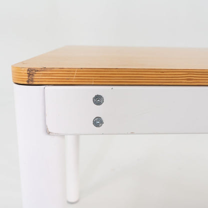 Metal Dowel Dining Table