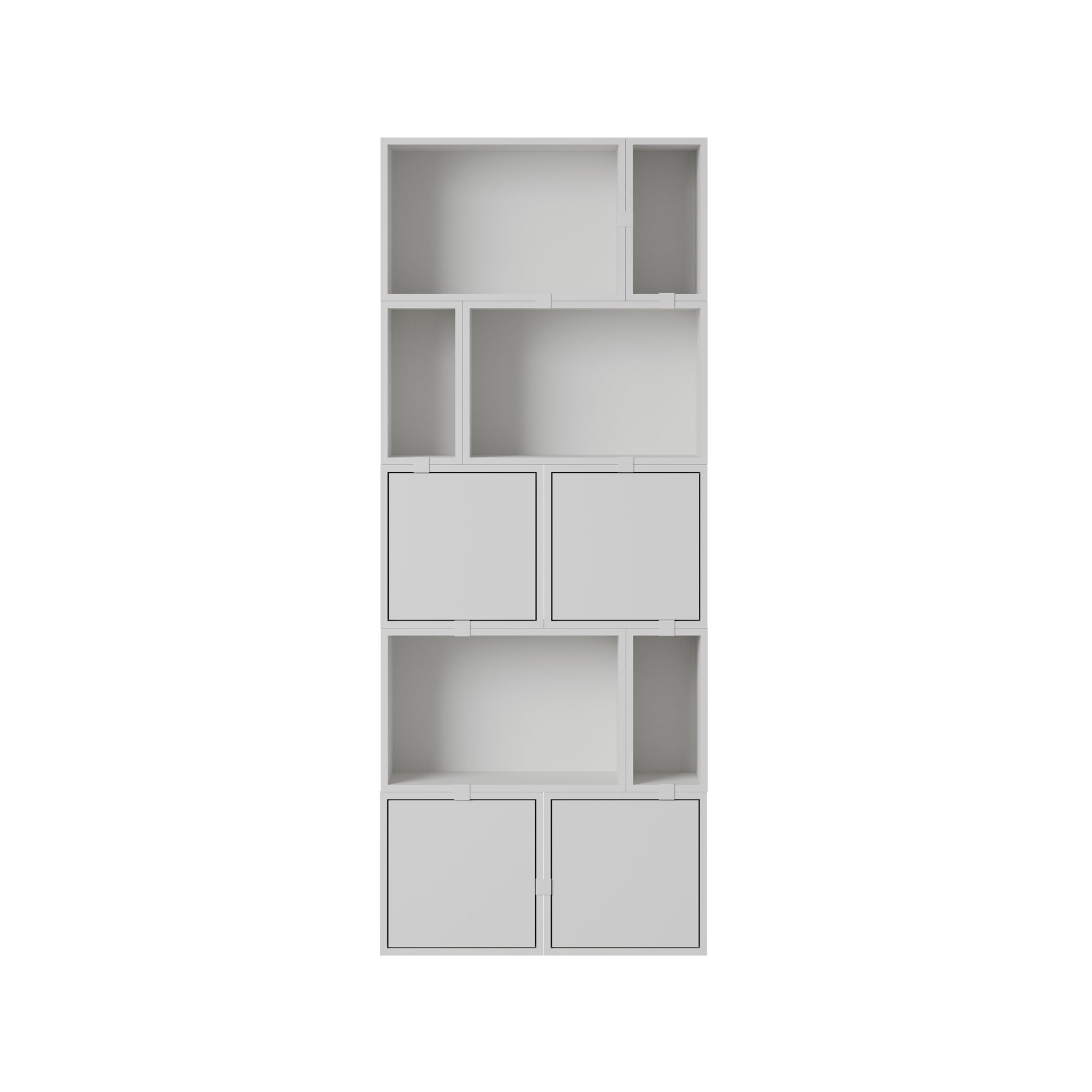 Stacked Storage System — Bookcase Configuration 8