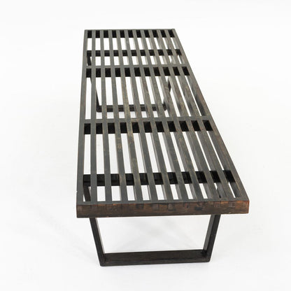 4692 Slatted Platform Bench