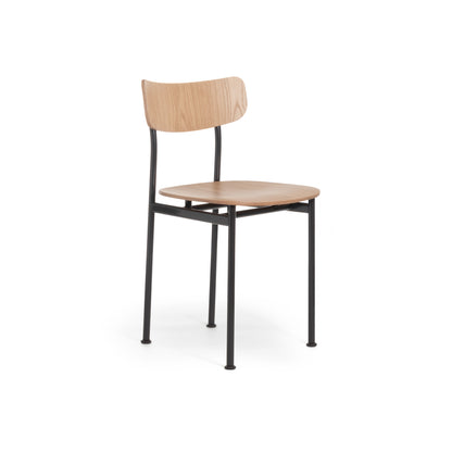 Motta Dining Chair — Wood Seat — Set of 2