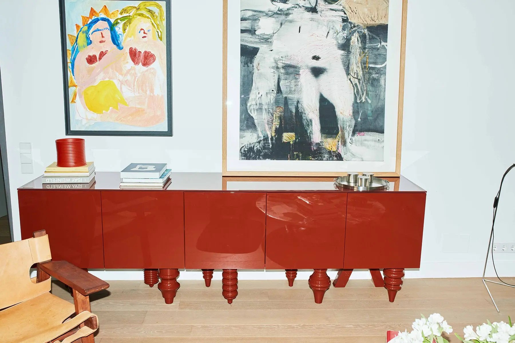 Multileg Cabinet — Lacquered