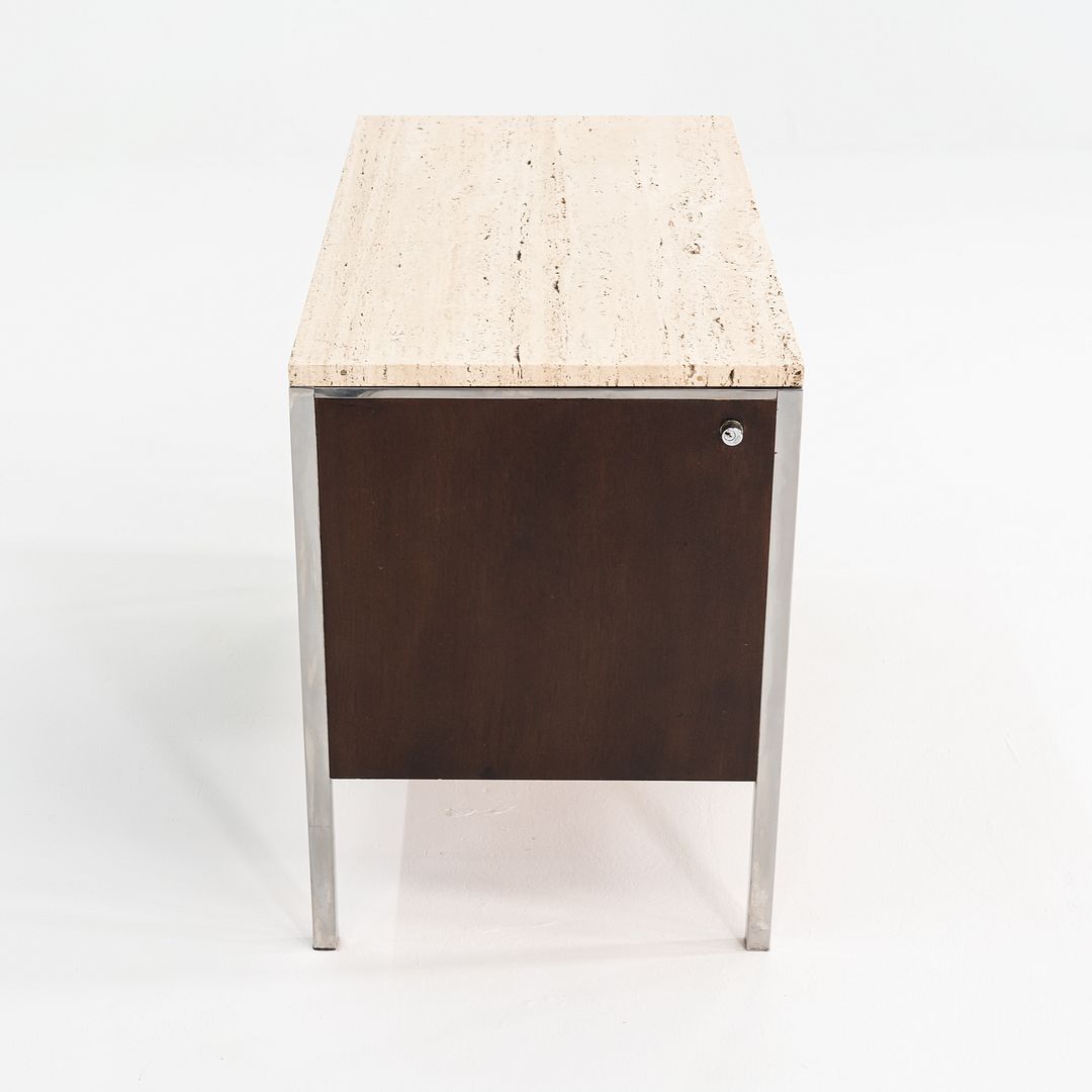 Walnut 2-Position Credenza