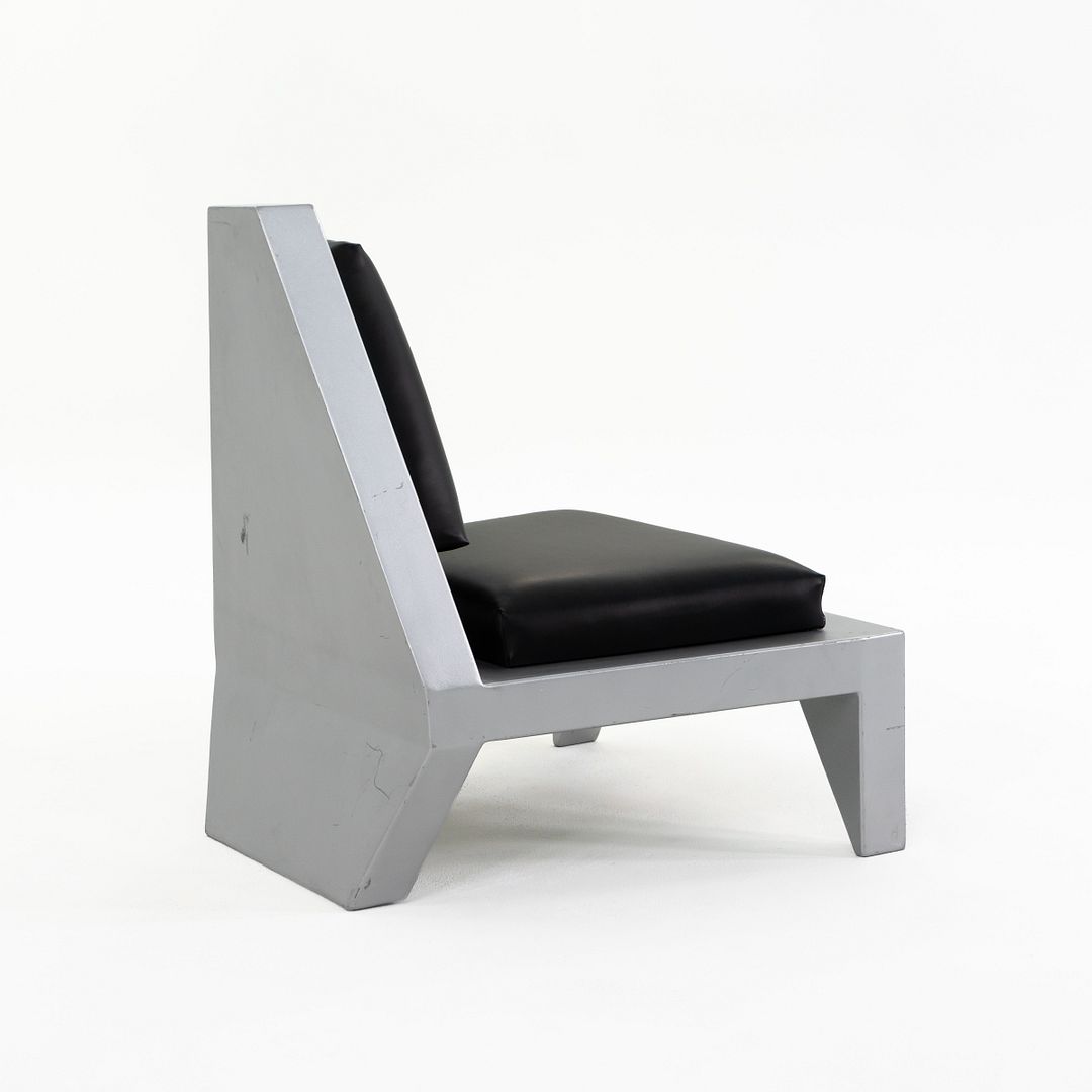 Futuristic Sculptural Aluminum Club Chair