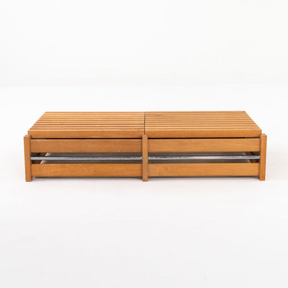 Wooden Slat Coffee Table
