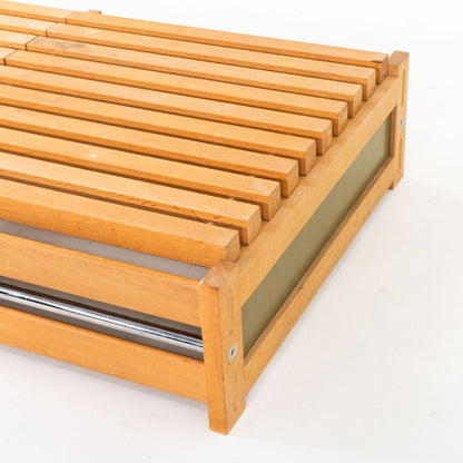 Wooden Slat Coffee Table